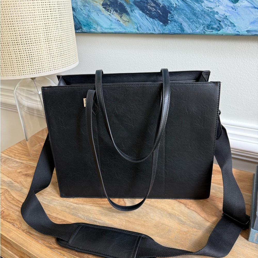 Beis work laptop bag with detachable pouch